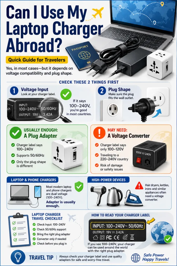 Can I Use My Laptop Charger Abroad