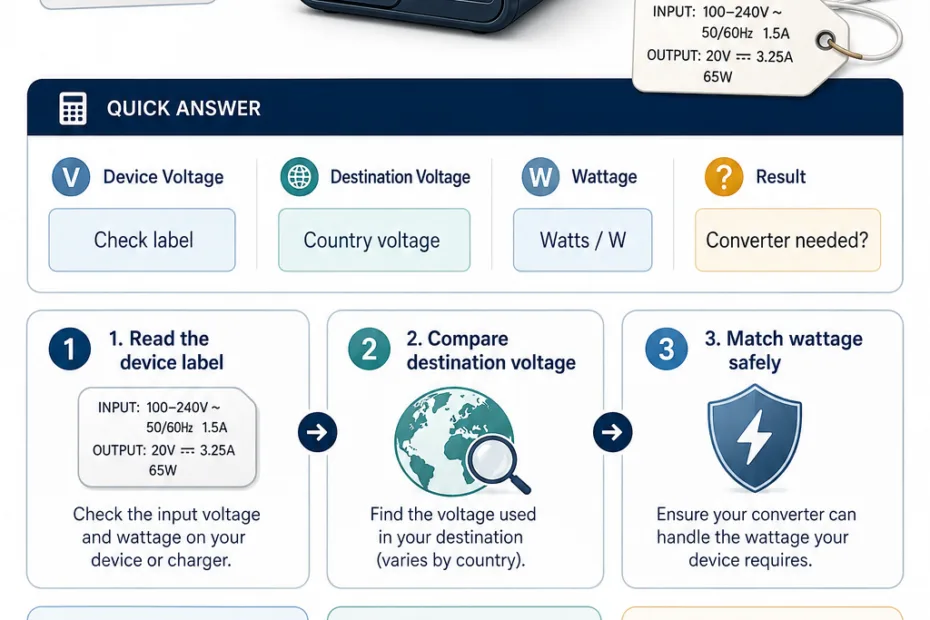Voltage Converter Calculator