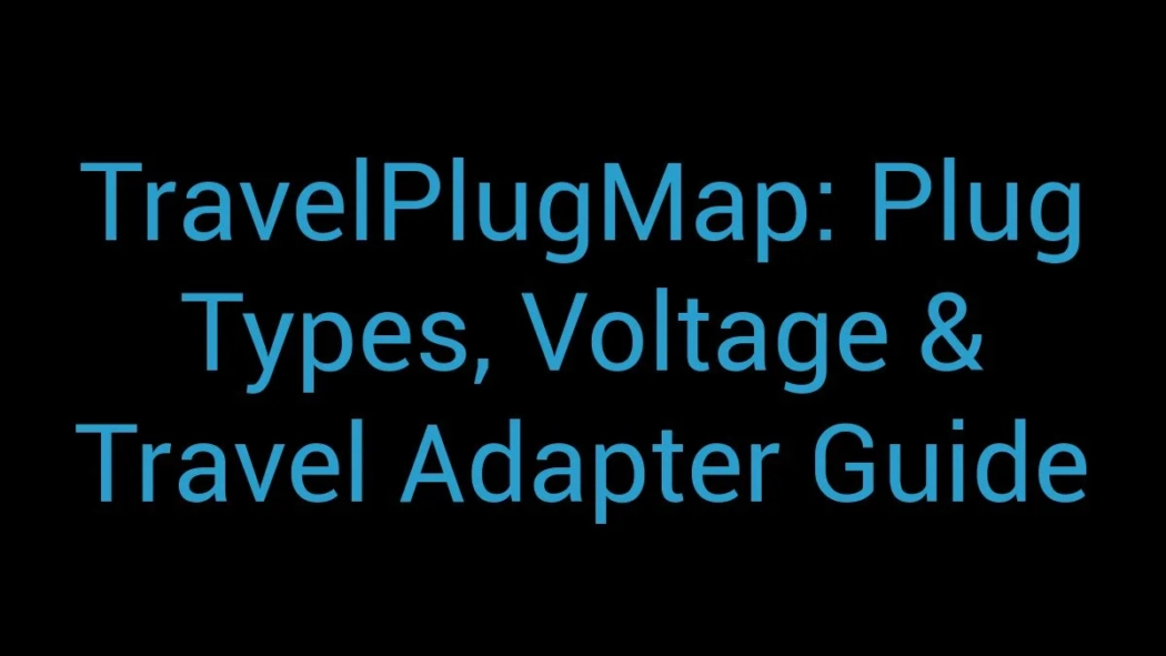 Plug Shape Map TravelPlugMap: Plug Types, Voltage & Travel Adapter Guide